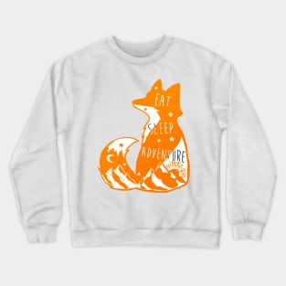 fjallraven - fox of adventure eat and sleep Crewneck Sweatshirt